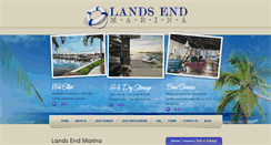 Desktop Screenshot of landsendmarina.com